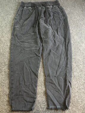 Zara Pants Mens Small Blue Lounge Cotton Lyocell Drawstring Pockets Jogger